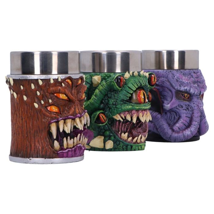 Dungeons & Dragons Set of 3 Mini Tankards Mini Monster 9 cm 