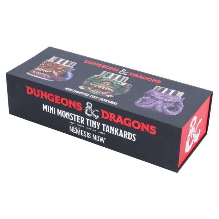 Dungeons & Dragons Set of 3 Mini Tankards Mini Monster 9 cm 