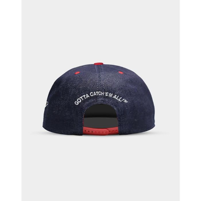 Pokemon Denim Snapback Cap Logo