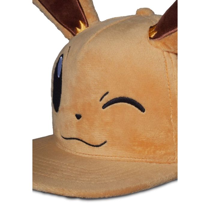 Pokemon Snapback Cap Winking Eevee