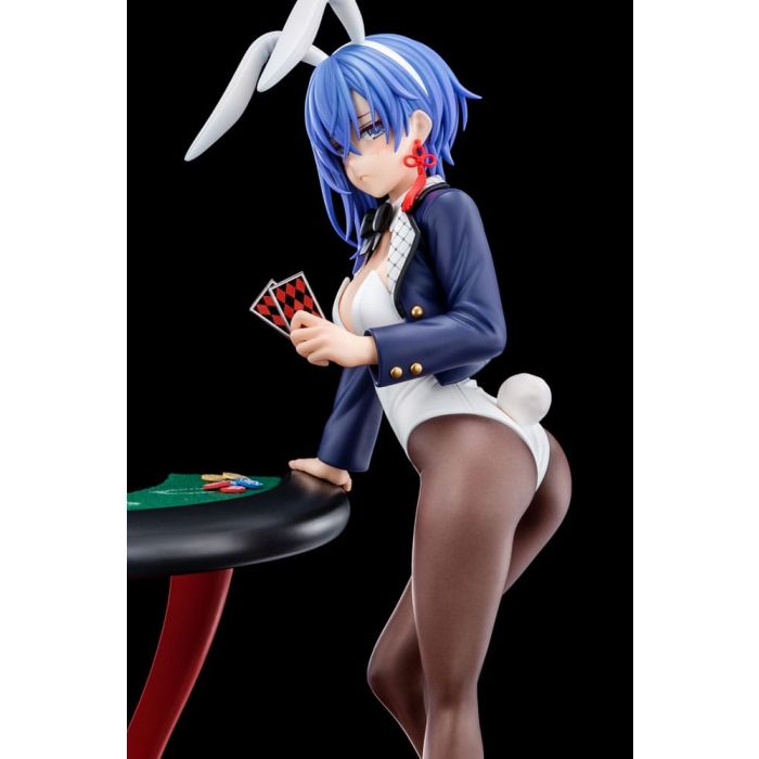 The Demon Sword Master of Excalibur Academy Statue 1/6 Sakuya Sieglinde wearing lapis lazuli blue bunny costume with Nip Slip Gimmick System 25 cm