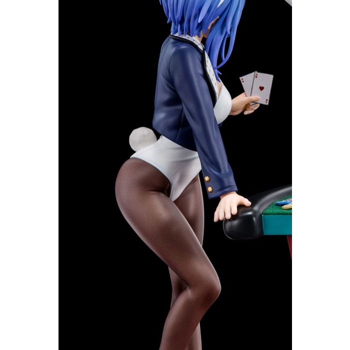 The Demon Sword Master of Excalibur Academy Statue 1/6 Sakuya Sieglinde wearing lapis lazuli blue bunny costume with Nip Slip Gimmick System 25 cm