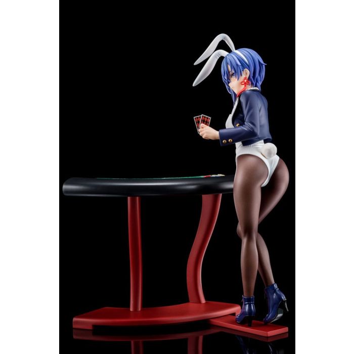 The Demon Sword Master of Excalibur Academy Statue 1/6 Sakuya Sieglinde wearing lapis lazuli blue bunny costume with Nip Slip Gimmick System 25 cm