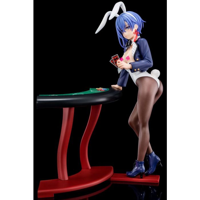 The Demon Sword Master of Excalibur Academy Statue 1/6 Sakuya Sieglinde wearing lapis lazuli blue bunny costume with Nip Slip Gimmick System 25 cm