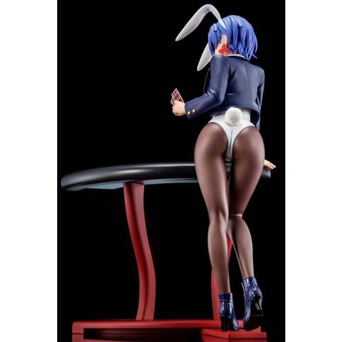 The Demon Sword Master of Excalibur Academy Statue 1/6 Sakuya Sieglinde wearing lapis lazuli blue bunny costume with Nip Slip Gimmick System 25 cm