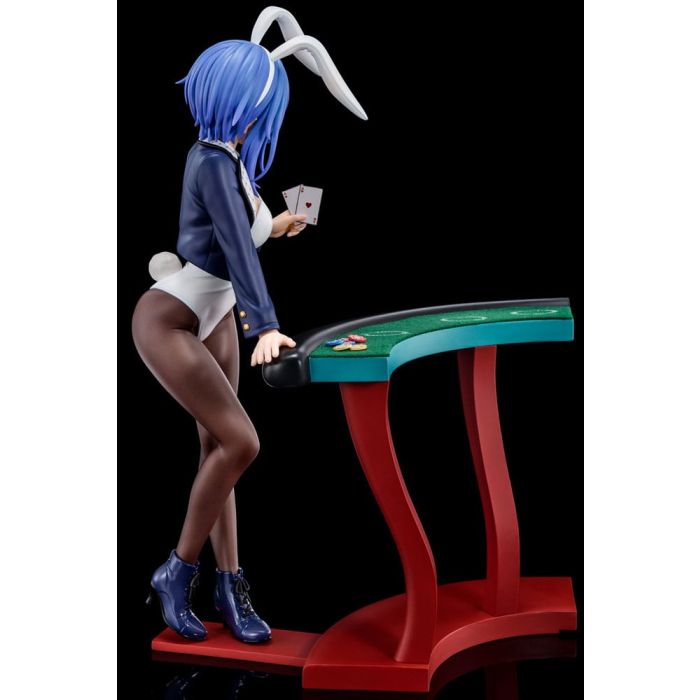 The Demon Sword Master of Excalibur Academy Statue 1/6 Sakuya Sieglinde wearing lapis lazuli blue bunny costume with Nip Slip Gimmick System 25 cm