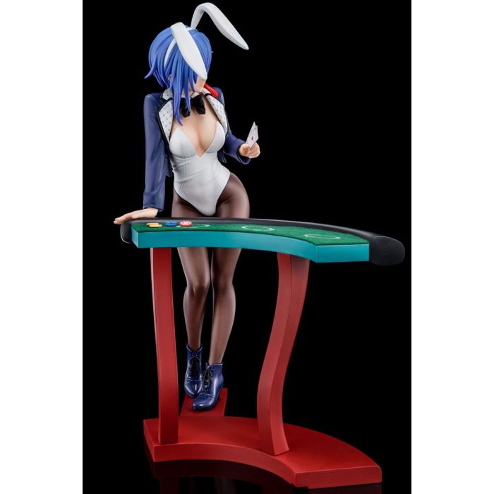 The Demon Sword Master of Excalibur Academy Statue 1/6 Sakuya Sieglinde wearing lapis lazuli blue bunny costume with Nip Slip Gimmick System 25 cm