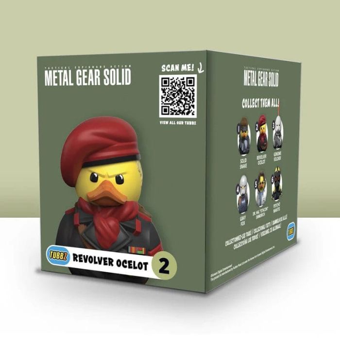 Metal Gear Solid Tubbz PVC Figure Revolver Ocelot Boxed Edition 10 cm  
