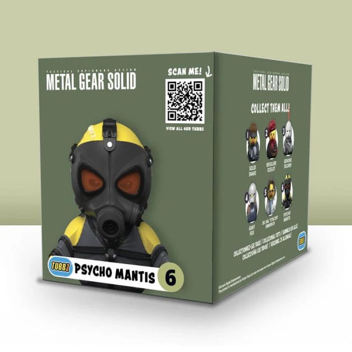 Metal Gear Solid Tubbz PVC Figure Psycho Mantis Boxed Edition 10 cm  