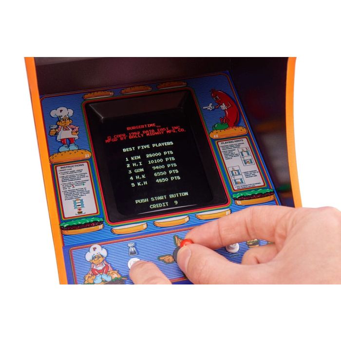 Burger Time Quarter Arcade Machine 44 cm 