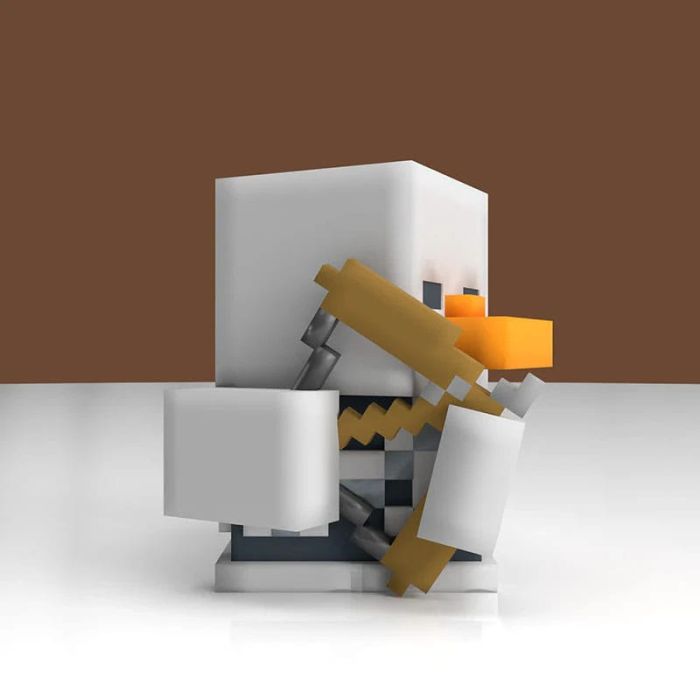 Minecraft Tubbz PVC Figure Skeleton 1st Edition 10 cm