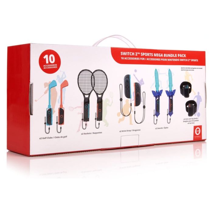 Nintendo Switch 2 Accessory Set Sports Pack 10-in-1