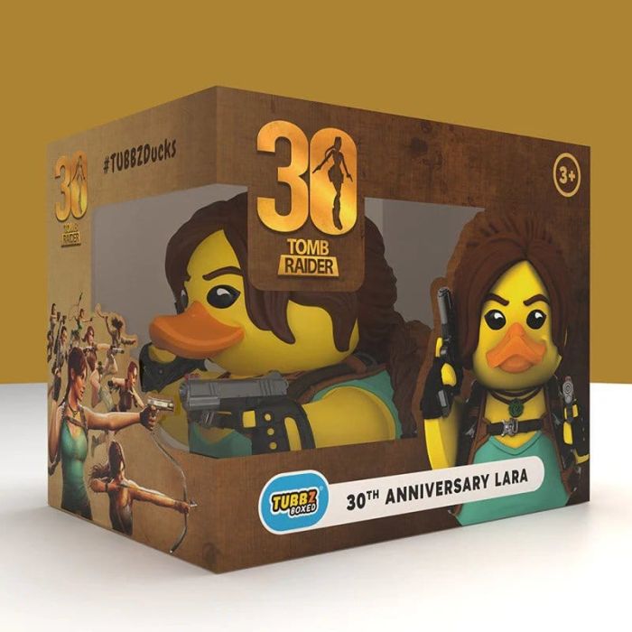 Tomb Raider Tubbz PVC Figure Lara (30th Anniversary) Boxed Edition 10 cm 