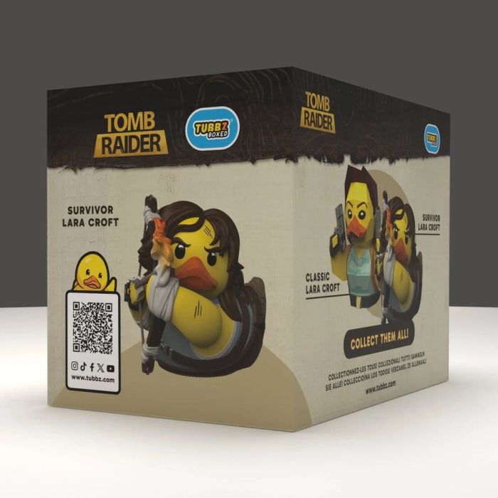 Tomb Raider Tubbz PVC Figure Lara Croft (Survivor) Boxed Edition 10 cm 