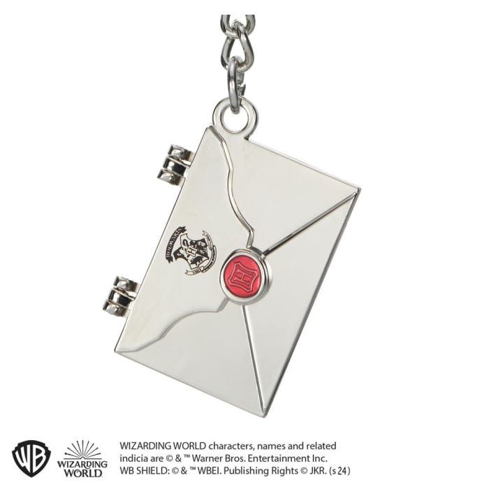 Harry Potter Metal Keychain Hogwarts Acceptance Letter 