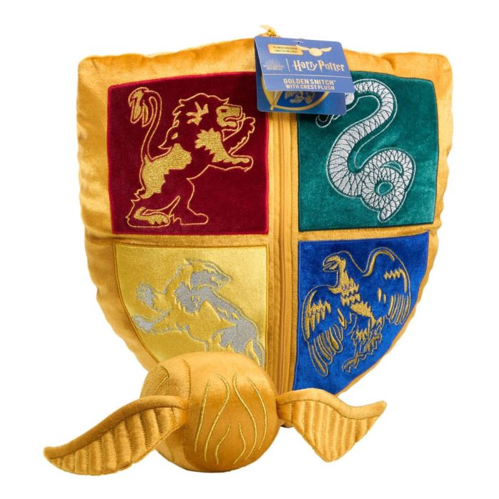 Hogwarts crest and Golden Snitch Plush - Harry Potter
