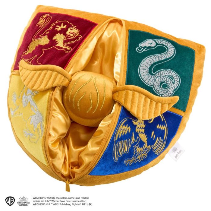 Hogwarts crest and Golden Snitch Plush - Harry Potter