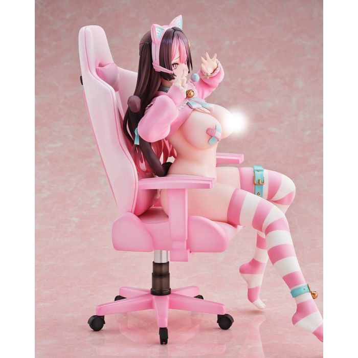 Comic Unreal PVC Statue 1/6 The Bewitching Landmine-Type Catgirl Streamer, Kuro Illustrated by Danimaru 22 cm