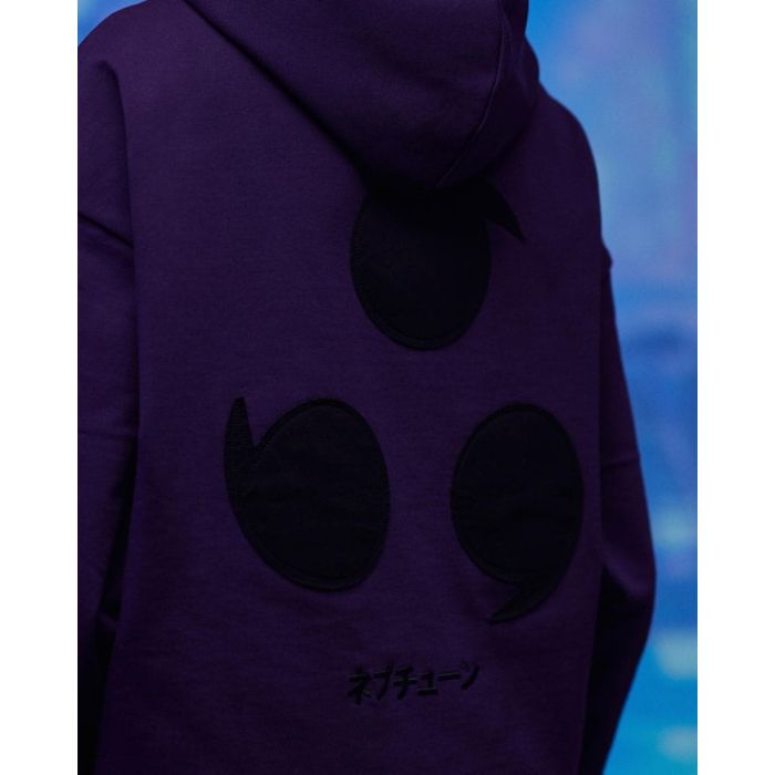 Naruto Shippuden Hooded Sweater Graphic Purple Size XL
