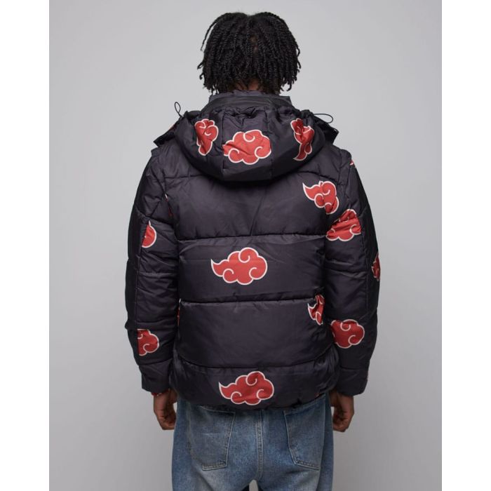Naruto Puffer Jacket Akatsuki Red Size XXL