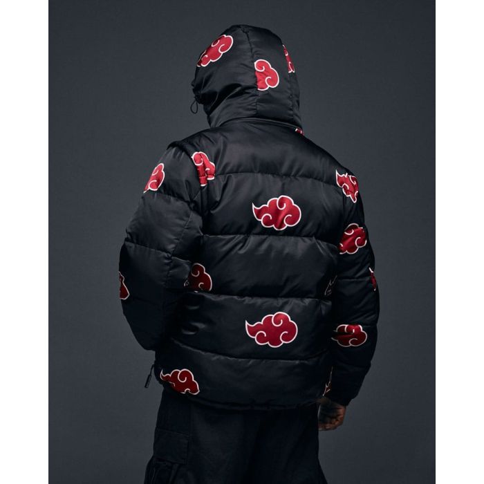 Naruto Puffer Jacket Akatsuki Red Size XXL