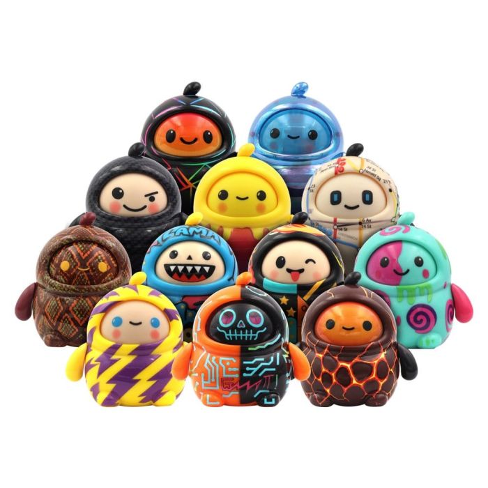 LamaTama Electronic Collectible Figures 6 cm Series 3 heo Exclusive Blind Box Display (26)