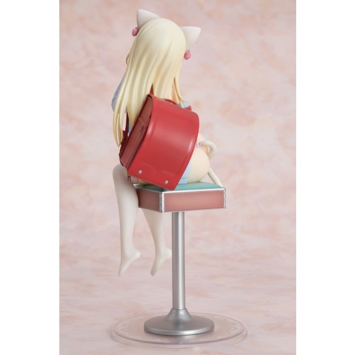 Hatsukoi Ribbon PVC Figure 1/6 Yuu White cat Ver. 25 cm