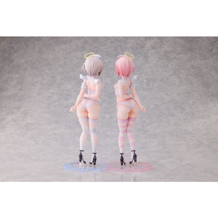 Original Character Statue 1/6 Suzu & Nagi Illustrated by Kuma 4-gou Set Edition 27 cm