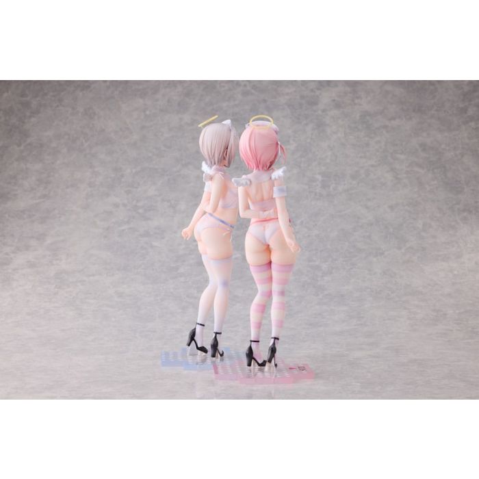 Original Character Statue 1/6 Suzu & Nagi Illustrated by Kuma 4-gou Set Edition 27 cm