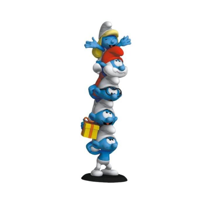 The Smurfs  Statue Smurfs Column Polychrome Edition 50 cm