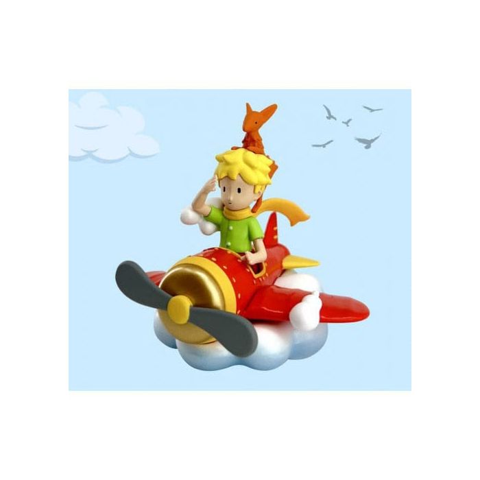 The Little Prince Figure Little Prince & Fox on the Plane 7 cm