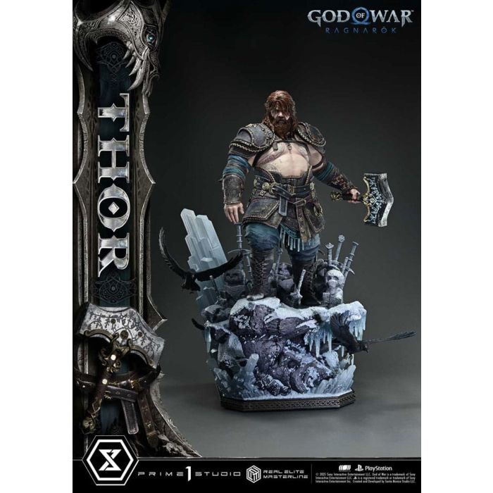 God of War: Ragnarök Real Elite Masterline Series Statue 1/3 Thor 105 cm