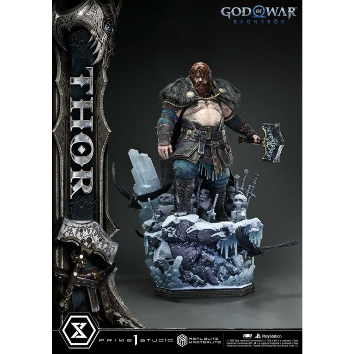 God of War: Ragnarök Real Elite Masterline Series Statue 1/3 Thor 105 cm