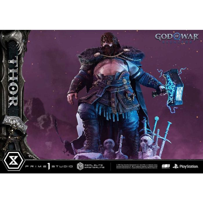 God of War: Ragnarök Real Elite Masterline Series Statue 1/3 Thor 105 cm