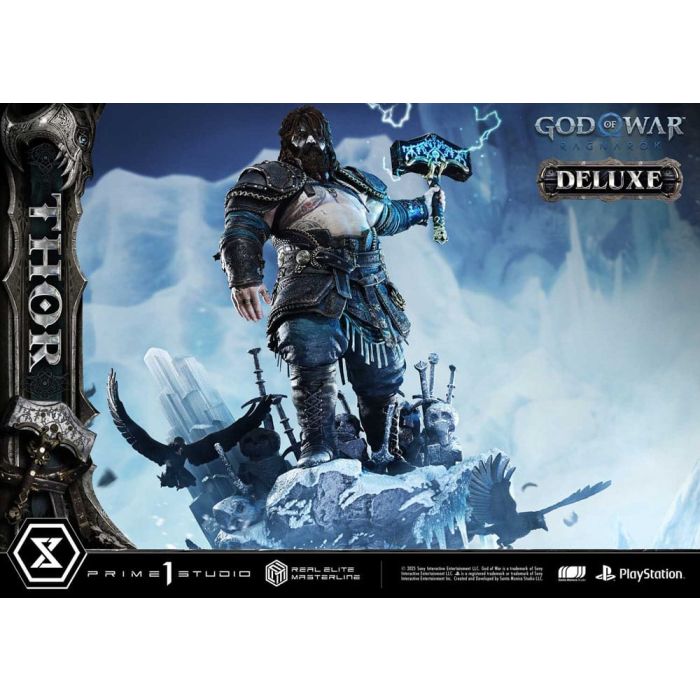 God of War: Ragnarök Real Elite Masterline Series Statue 1/3 Thor Deluxe Version 105 cm