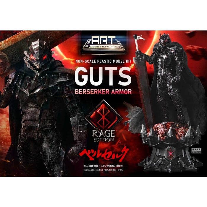 Berserk Plastic Build Art Masterline Model Kit Guts Berserker Armor Rage Pre-Assembled & Pre-Painted 30 cm