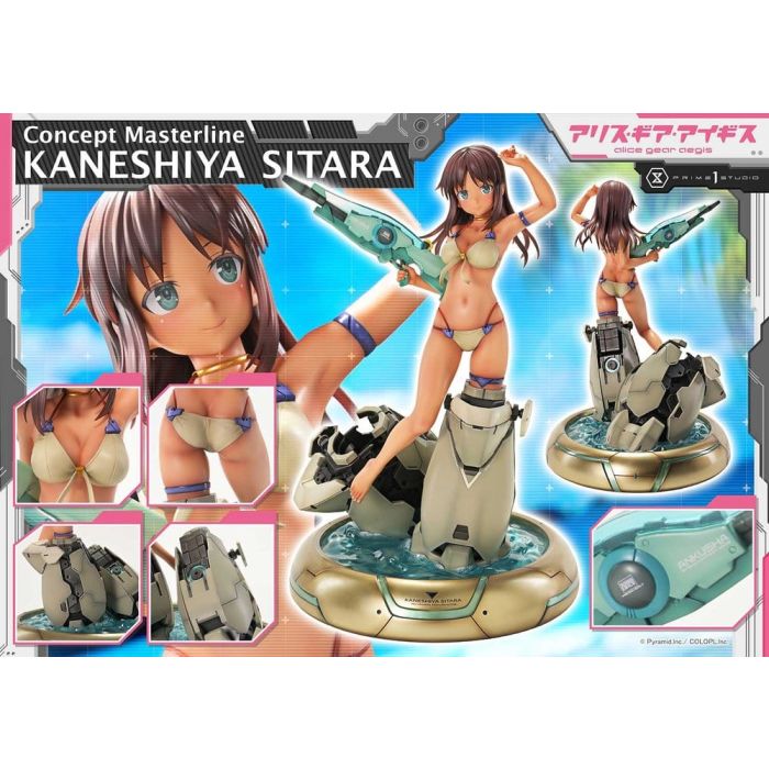 Alice Gear Aegis Concept Masterline Statue 1/5 Kaneshiya Sitara 35 cm