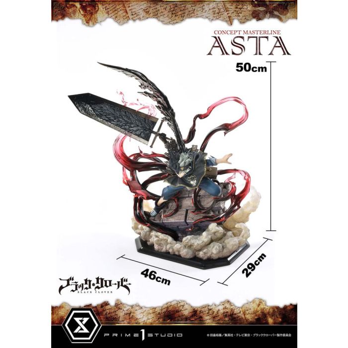 Black Clover Concept Masterline Series Statue 1/6 Asta Exclusive Ver. 50 cm