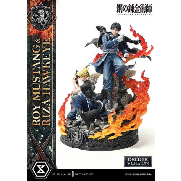 Fullmetal Alchemist Concept Masterline Statue 1/6 Roy Mustang & Riza Hawkeye Deluxe Version 50 cm