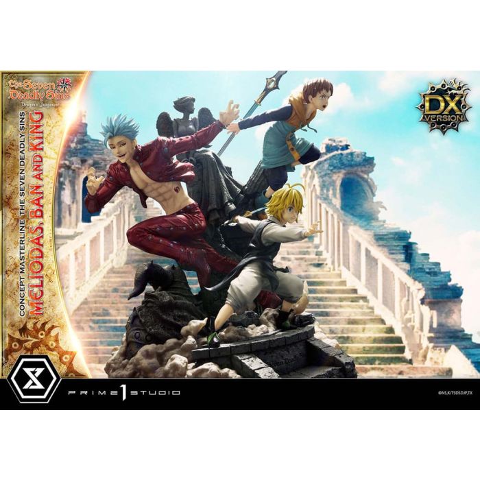 Seven Deadly Sins Concept Masterline Series Statue Meliodas, Ban and King Deluxe Version 55 cm