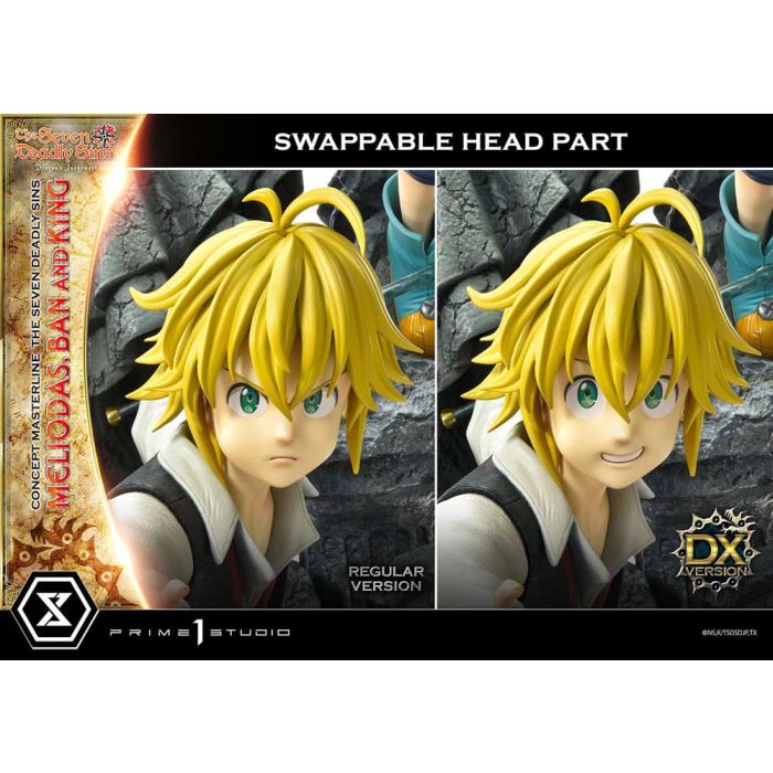 Seven Deadly Sins Concept Masterline Series Statue Meliodas, Ban and King Deluxe Version 55 cm