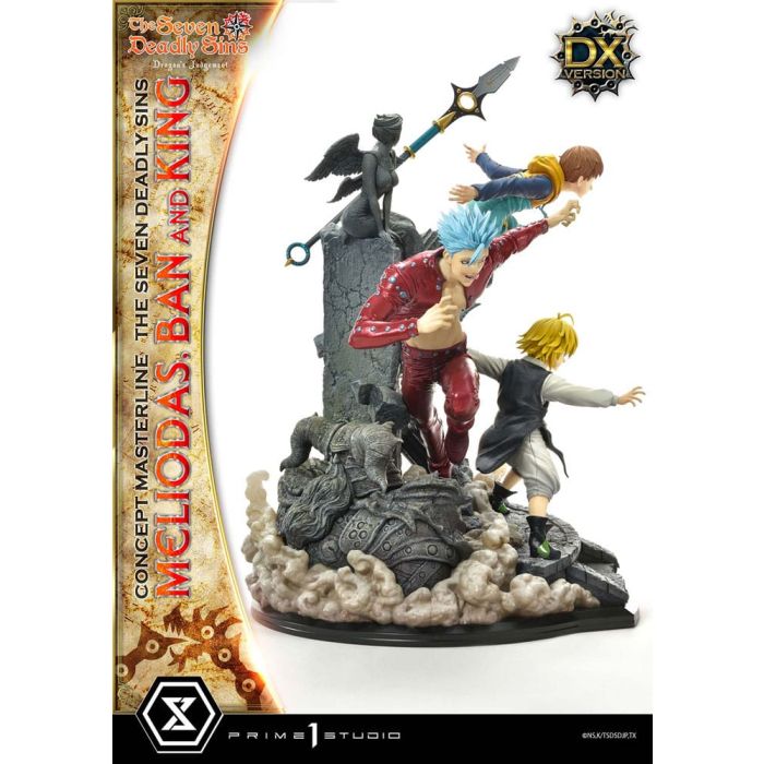 Seven Deadly Sins Concept Masterline Series Statue Meliodas, Ban and King Deluxe Version 55 cm