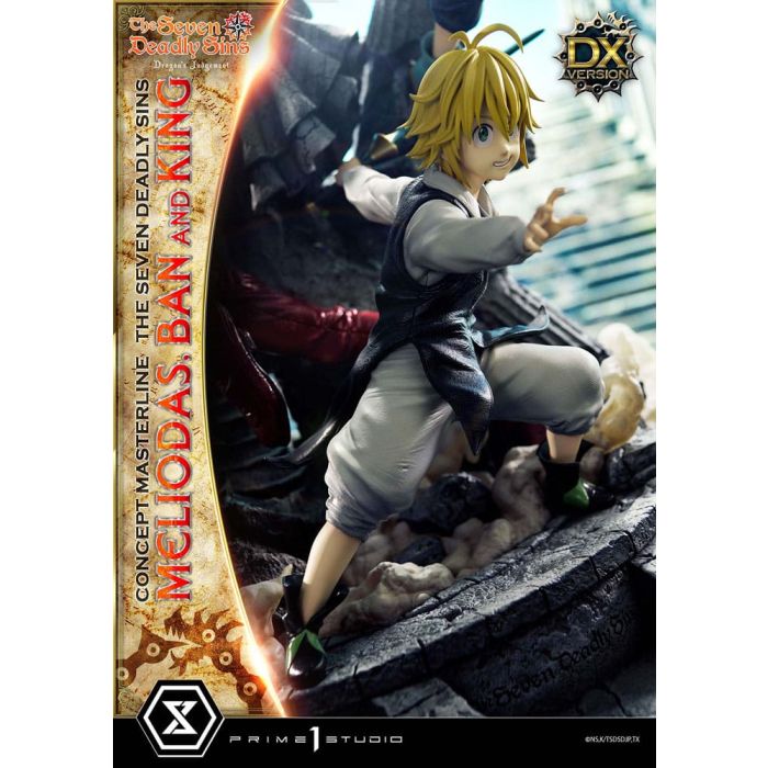 Seven Deadly Sins Concept Masterline Series Statue Meliodas, Ban and King Deluxe Version 55 cm
