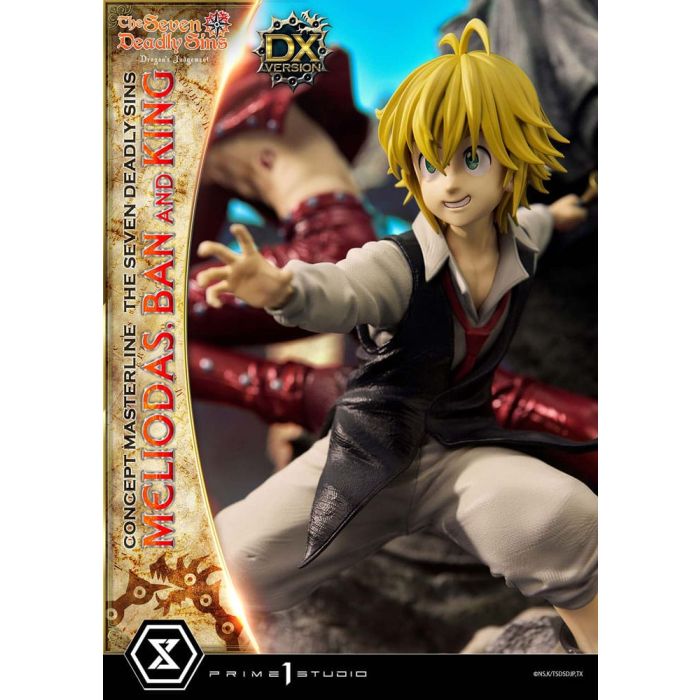 Seven Deadly Sins Concept Masterline Series Statue Meliodas, Ban and King Deluxe Version 55 cm