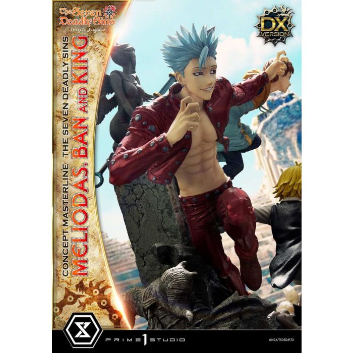 Seven Deadly Sins Concept Masterline Series Statue Meliodas, Ban and King Deluxe Version 55 cm