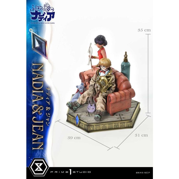 Nadia: The Secret of Blue Water Concept Masterline Series Statue 1/6 Nadia & Jean 35 cm