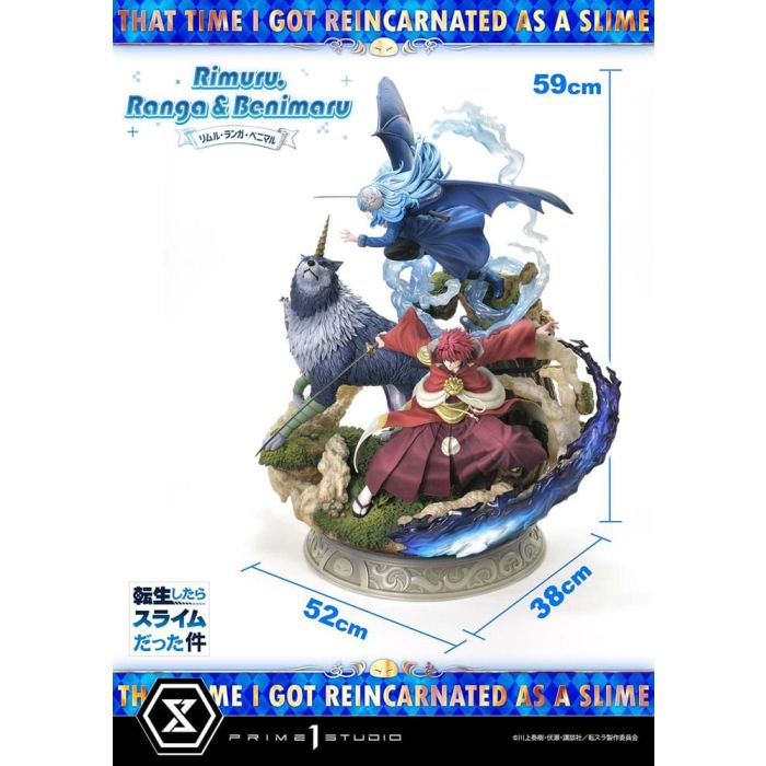 That Time I Got Reincarnated as a Slime Concept Masterline Series Statue 1/6 Rimuru, Ranga and Benimaru Deluxe Bonus Version 59 cm