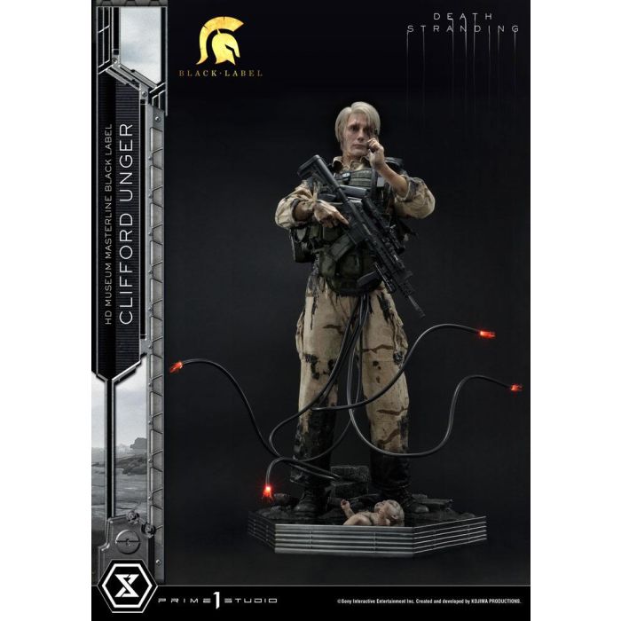 Death Stranding Statue 1/2 Clifford Unger Black Label 103 cm