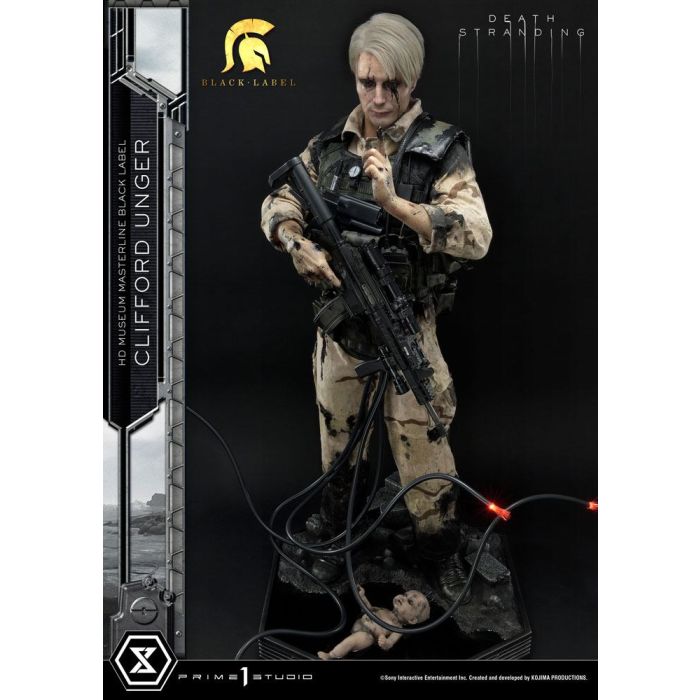 Death Stranding Statue 1/2 Clifford Unger Black Label 103 cm