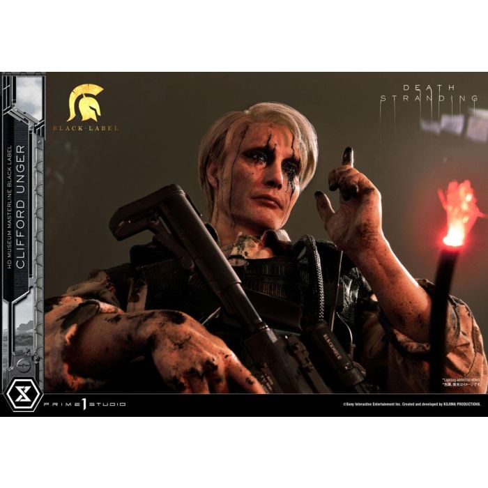 Death Stranding Statue 1/2 Clifford Unger Black Label 103 cm